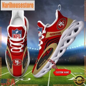 NFL San Francisco 49ers Custom Max Soul Shoes