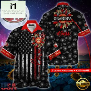 NFL San Francisco 49ers Sunflower For Mother Day Father Day Hawaiian Shirt