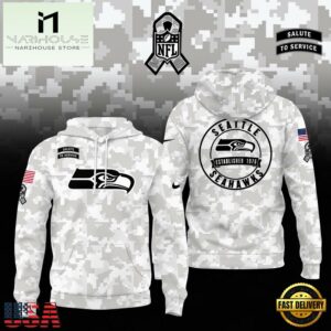 NFL Seattle Seahawks Camo 2024 Salute to Service Hoodie