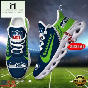 NFL Seattle Seahawks Football Team Design Max Soul Shoes, Football New Sneaker Shoes