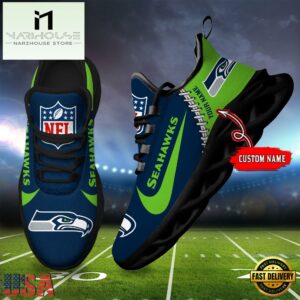 NFL Seattle Seahawks Football Team Design Max Soul Shoes, Football New Sneaker Shoes