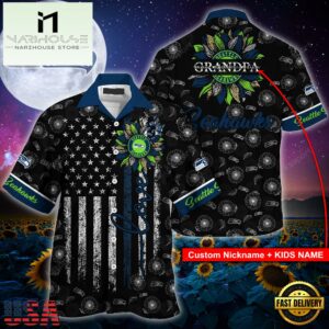 NFL Seattle Seahawks Sunflower For Mother Day Father Day Hawaiian Shirt