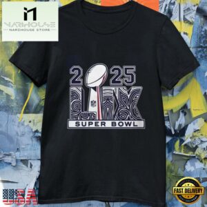 NFL Super Bowl LIIX 2025 Unisex T Shirt Gift For Fans
