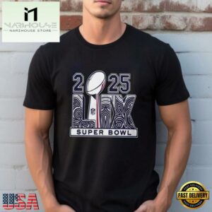 NFL Super Bowl LIIX 2025 Unisex T Shirt Gift For Fans