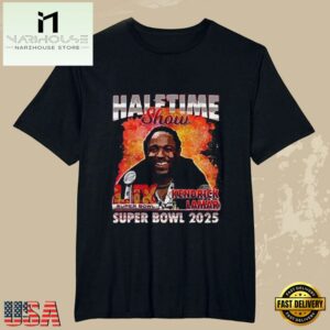 NFL Super Bowl LIX 2025 Kendrick Lamar They Not Like Us Halftime Show Unisex T Shirt