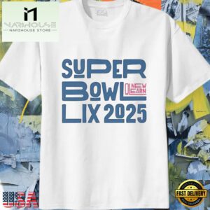 NFL Super Bowl Lix 2025 New Orleans T Shirt
