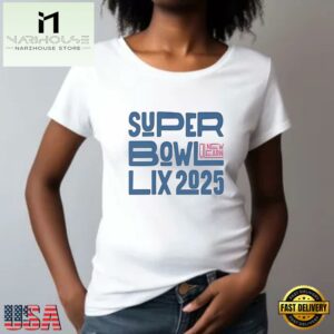 NFL Super Bowl Lix 2025 New Orleans T Shirt