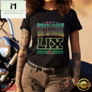 NFL Super Bowl LIX New Orleans Louisiana Unisex T Shirt Black Color
