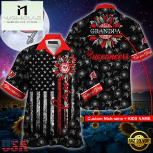 NFL Tampa Bay Buccaneers Sunflower For Mother Day Father Day Hawaiian Shirt