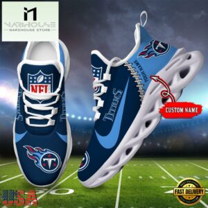 NFL Tennessee Titans Football Team Design Max Soul Shoes, Football New Sneaker Shoes