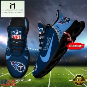 NFL Tennessee Titans Football Team Design Max Soul Shoes, Football New Sneaker Shoes