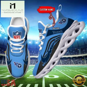 NFL Tennessee Titans Football Team New Design Max Soul Shoes Sneaker