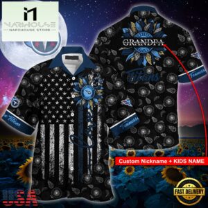NFL Tennessee Titans Sunflower For Mother Day Father Day Hawaiian Shirt