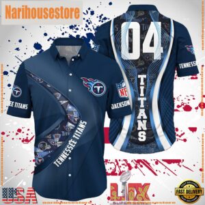 NFL Tennessee Titans Super Bowl LIX Fans Custom Hawaiian Shirt