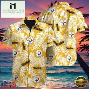 NFL Tropical Leafs Pittsburgh Steelers Hawaiian Shirt