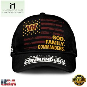 NFL Washington Commanders American Flag Classic Cap
