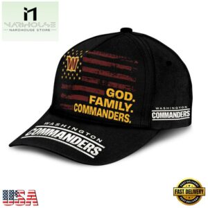 NFL Washington Commanders American Flag Classic Cap