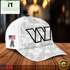 NFL Washington Commanders Camo 2024 Salute to Service Baseball Cap