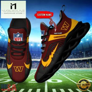 NFL Washington Commanders Football Team New Design Max Soul Shoes Sneaker