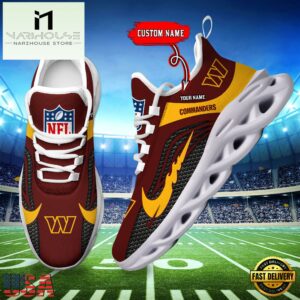 NFL Washington Commanders Football Team New Design Max Soul Shoes Sneaker