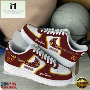 NFL Washington Commanders Logo Team Limited Edition New Design Custom Air Force 1 Shoes