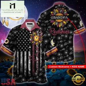NFL Washington Commanders Sunflower For Mother Day Father Day Hawaiian Shirt