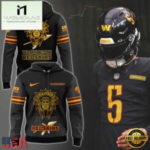 NFL Washington Redskins Logo Mascot Hoodie