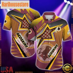 NFL Washington Redskins Special Football Team Star Hawaiian Shirts