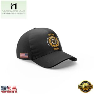 NHL Boston Bruins Hockey Firefighter Appreciation Night Baseball Cap