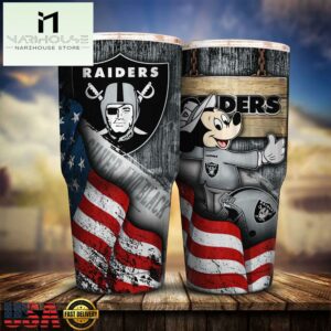 Oakland Raiders NFL Mickey Mouse Disney Tumbler