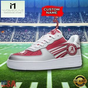 Personalized Name NCAA Alabama Crimson Tide Air Force 1 Shoes