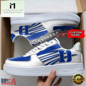 Personalized Name NCAA Duke Blue Devils Seminoles Air Force 1 Shoes
