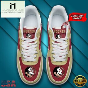 Personalized Name NCAA Florida State Seminoles Air Force 1 Shoes