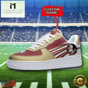 Personalized Name NCAA Florida State Seminoles Air Force 1 Shoes