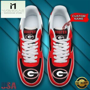 Personalized Name NCAA Georgia Bulldogs Air Force 1 Shoes