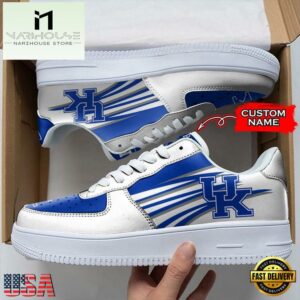 Personalized Name NCAA Kentucky Wildcats Air Force 1 Shoes