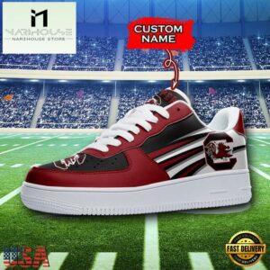 Personalized Name NCAA South Carolina Gamecocks Air Force 1 Shoes