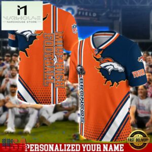 Personalized NFL Denver Broncos Team Logo Player Football Jersey