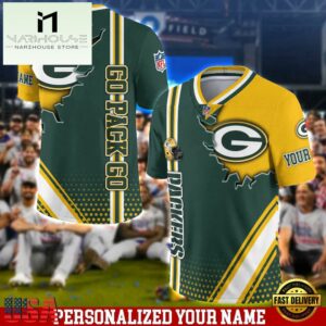 Personalized NFL Green Bay Packers Team Logo Player Football Jersey