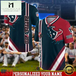 Personalized NFL Houston Texans Team Logo Player Football Jersey