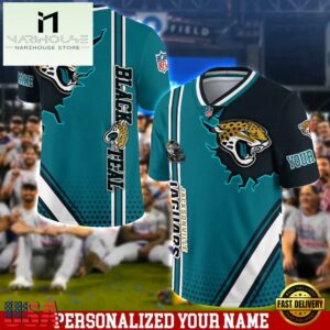 Personalized NFL Jacksonville Jaguars Team Logo Player Football Jersey