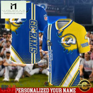 Personalized NFL Los Angeles Rams Team Logo Player Football Jersey