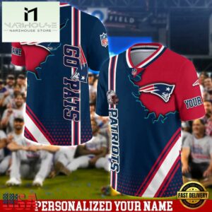 Personalized NFL New England Patriots Team Logo Player Football Jersey