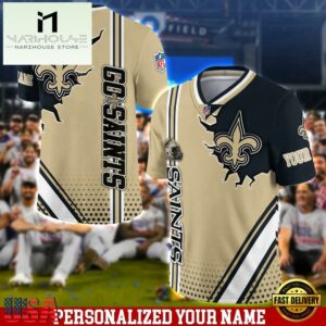 Personalized NFL New Orleans Saints Team Logo Player Football Jersey