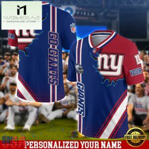 Personalized NFL New York Giants Team Logo Player Football Jersey