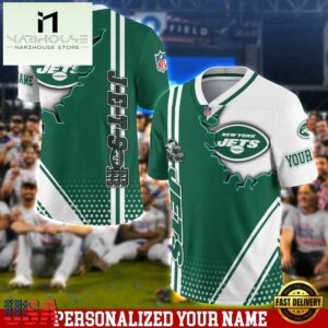 Personalized NFL New York Jets Team Logo Player Football Jersey