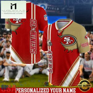 Personalized NFL San Francisco 49ers Team Logo Player Football Jersey