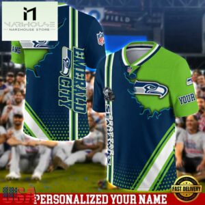 Personalized NFL Seattle Seahawks Team Logo Player Football Jersey