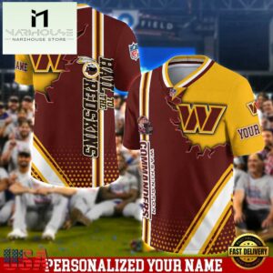 Personalized NFL Washington Commanders Team Logo Player Football Jersey