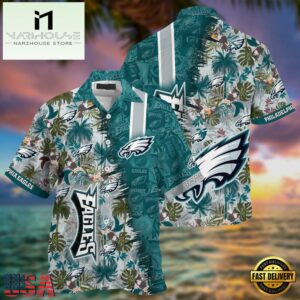 Philadelphia Eagles NFL Football Summer Hawaiian Shirt
